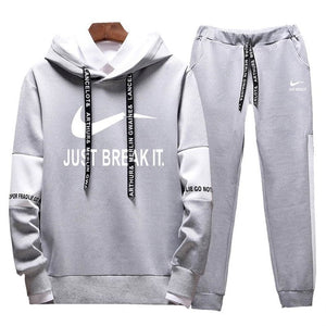 Brand Clothing Men's Casual Sweatshirts Pullover Cotton Men tracksuit Hoodies Two Piece +Pants Sport Shirts Autumn Winter Set
