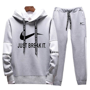 Brand Clothing Men's Casual Sweatshirts Pullover Cotton Men tracksuit Hoodies Two Piece +Pants Sport Shirts Autumn Winter Set
