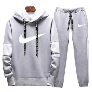 Brand Clothing Men's Casual Sweatshirts Pullover Cotton Men tracksuit Hoodies Two Piece +Pants Sport Shirts Autumn Winter Set